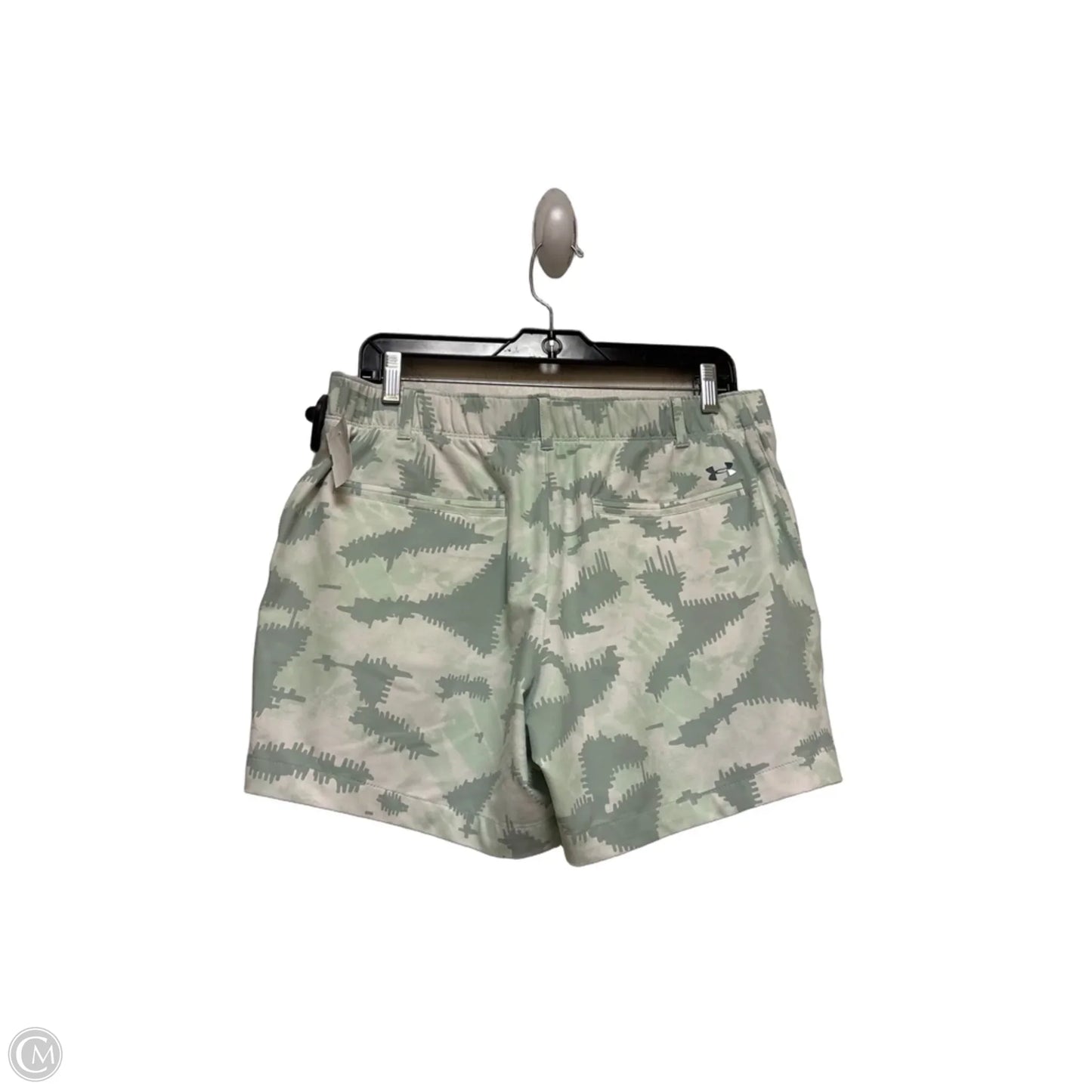 Athletic Shorts By Under Armour In Green, Size: L