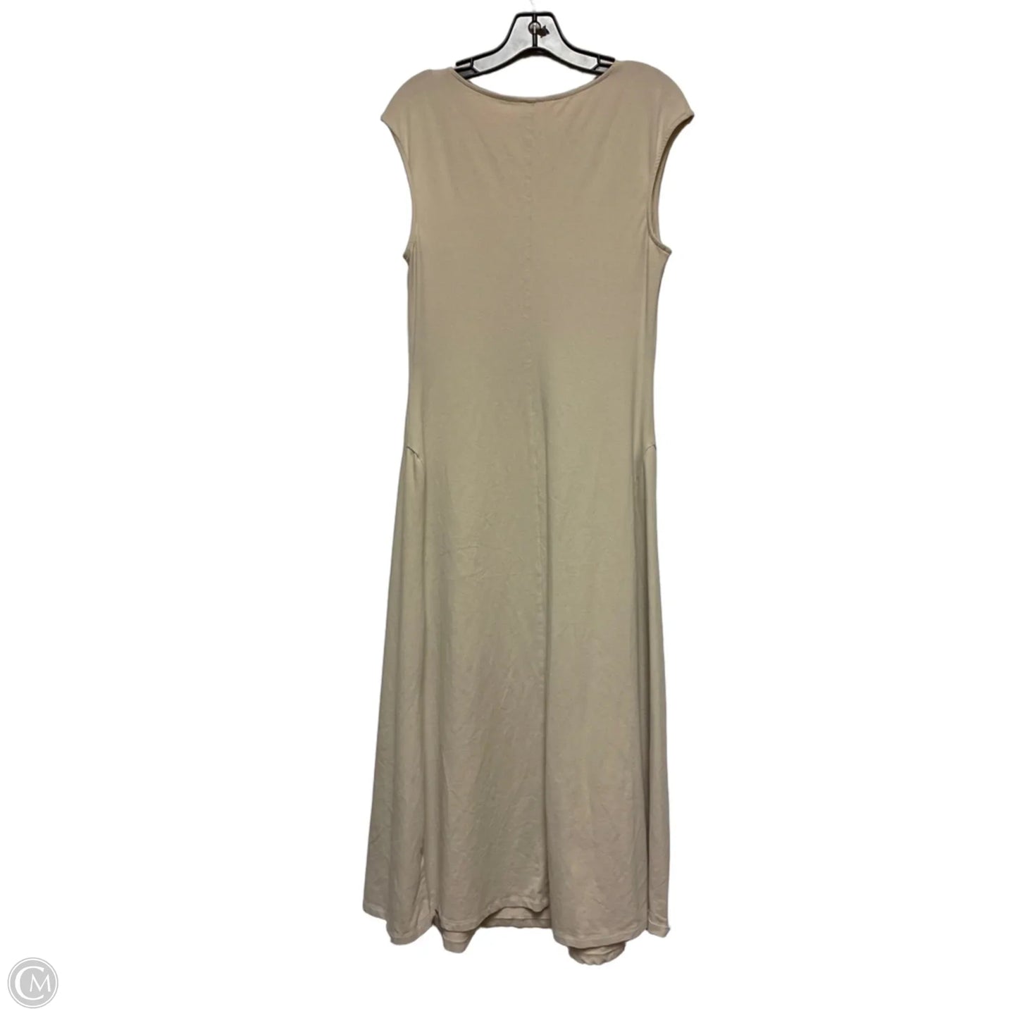 Dress Casual Midi By Old Navy In Tan, Size: M