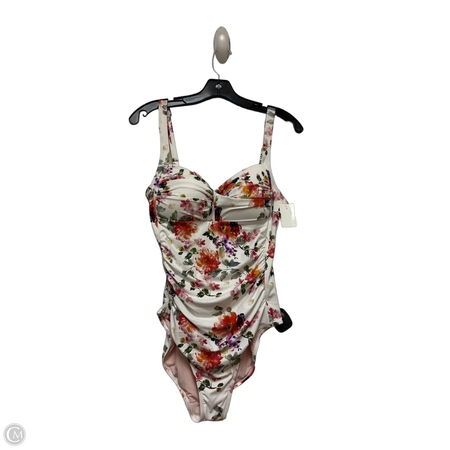 Swimsuit By Clothes Mentor In Floral Print, Size: M