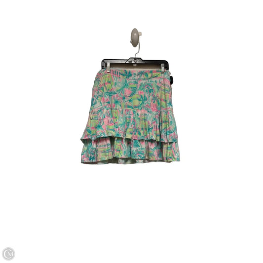 Skort Designer By Lilly Pulitzer In Tropical Print, Size: Xl