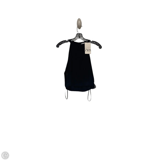 Top Sleeveless By Zara In Black, Size: M