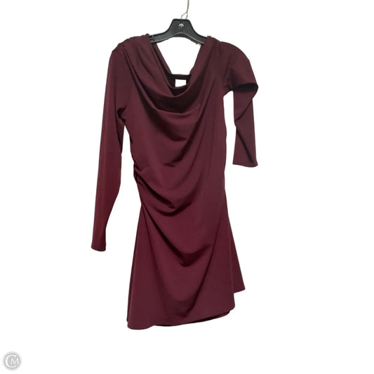 Dress Casual Short By Abercrombie And Fitch In Purple, Size: Lp