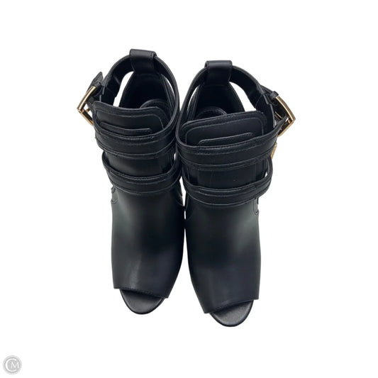 Shoes Heels Stiletto By Michael By Michael Kors In Black & Gold, Size: 6.5