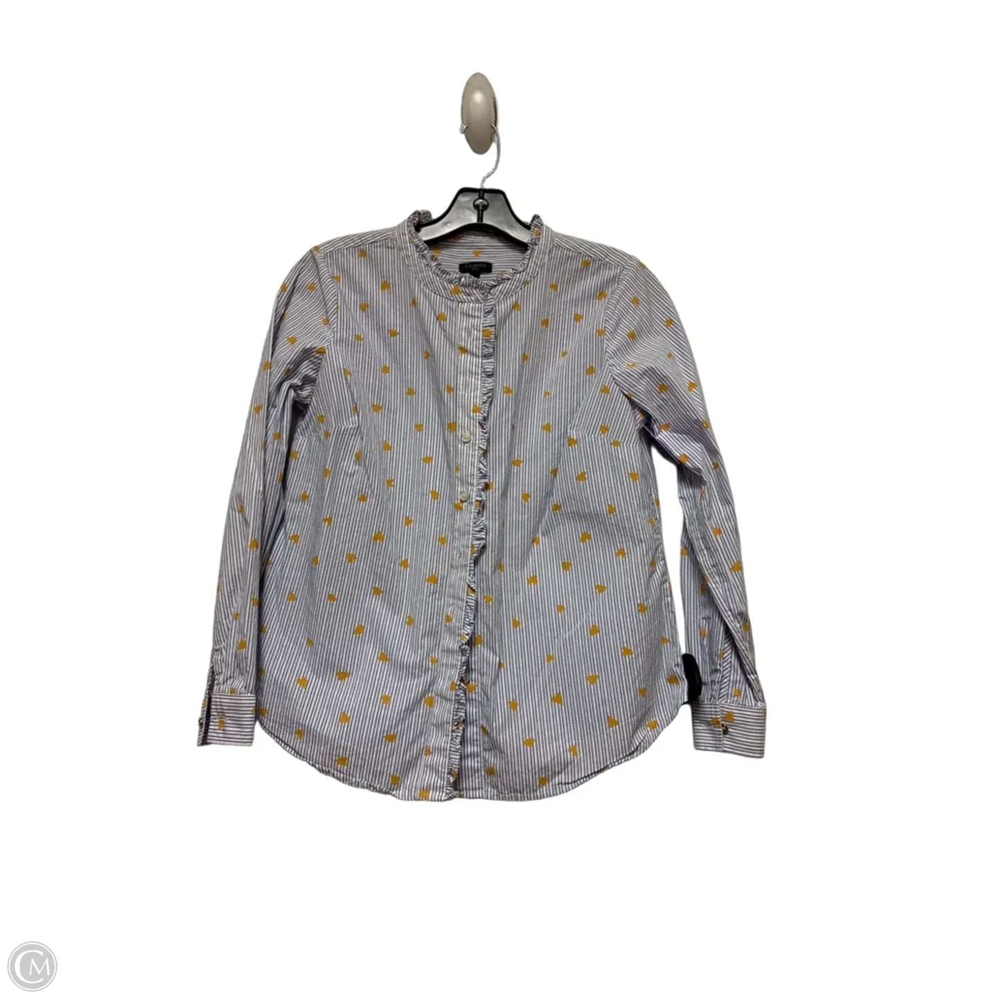 Top Long Sleeve By Talbots In Striped Pattern, Size: Sp