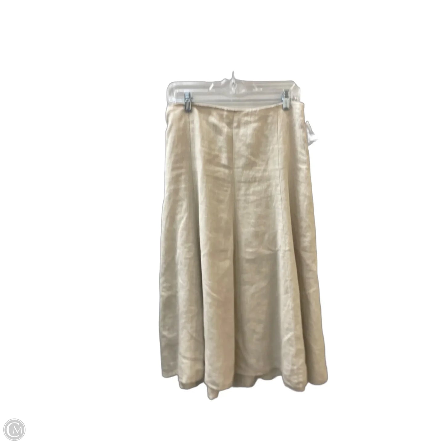 Skirt Midi By Eileen Fisher In Tan, Size: 4p