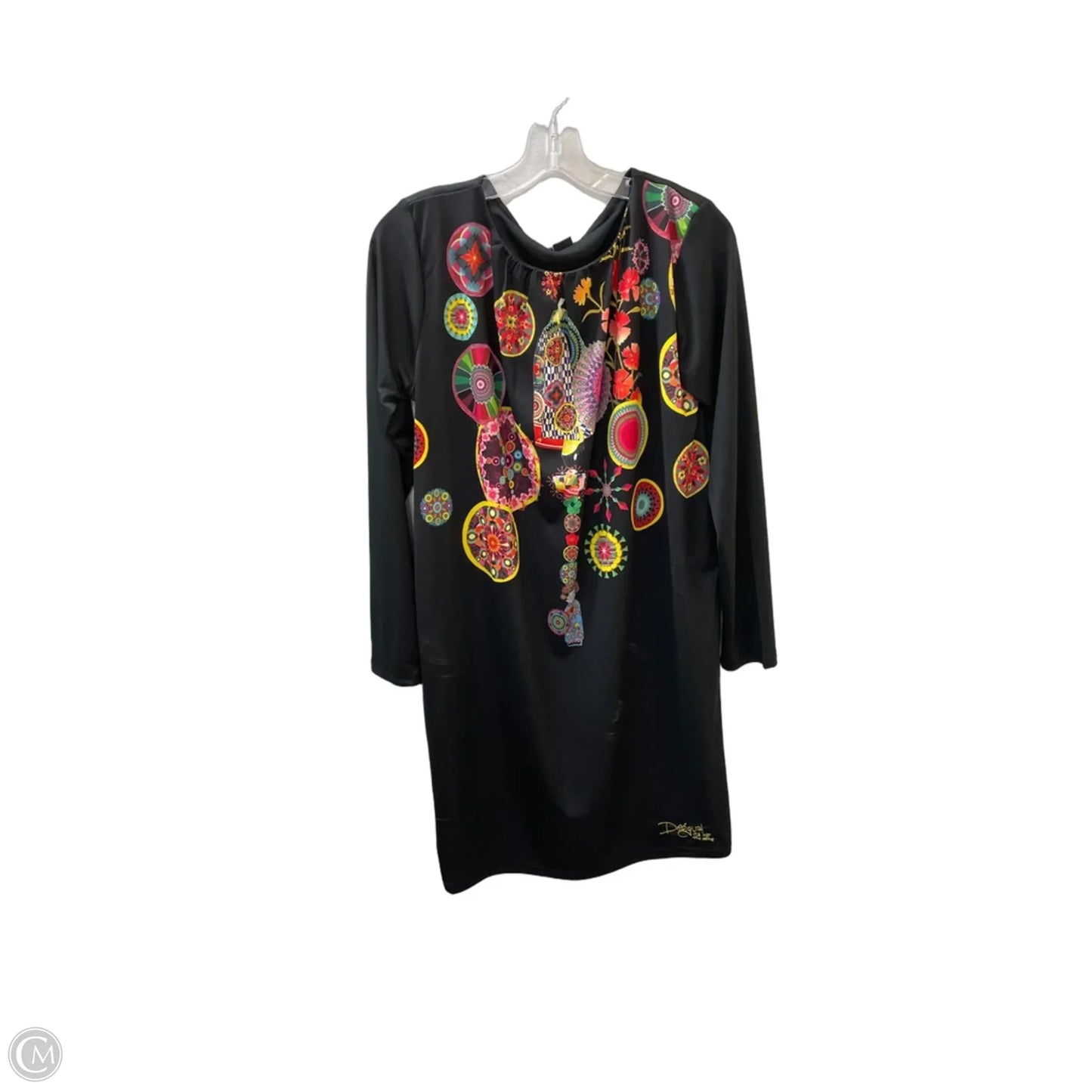 Dress Work By Desigual In Black & Red, Size: L