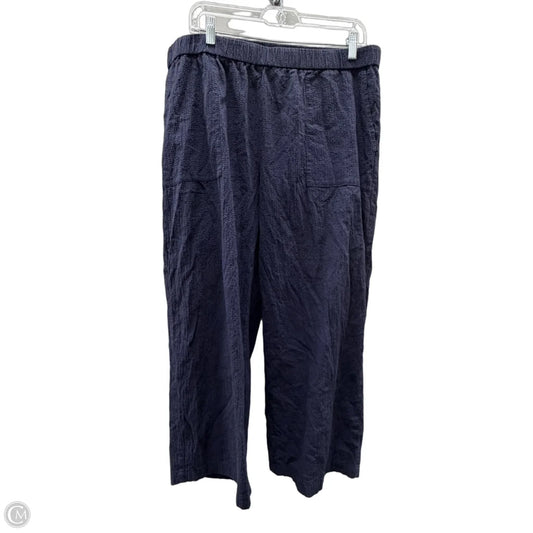 Capris By Eileen Fisher In Blue, Size: 16