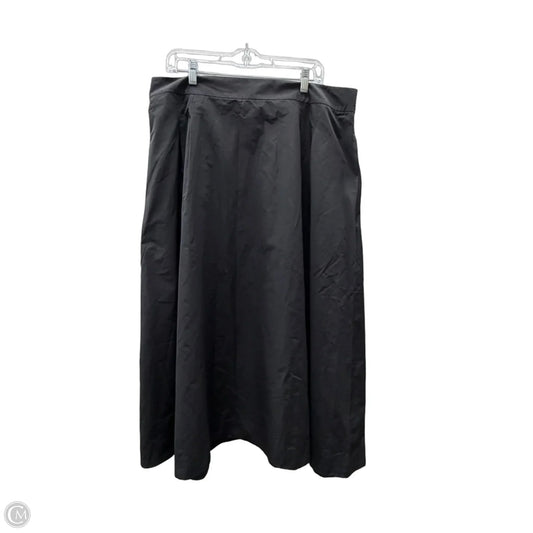 Skirt Midi By Boden In Black, Size: 22