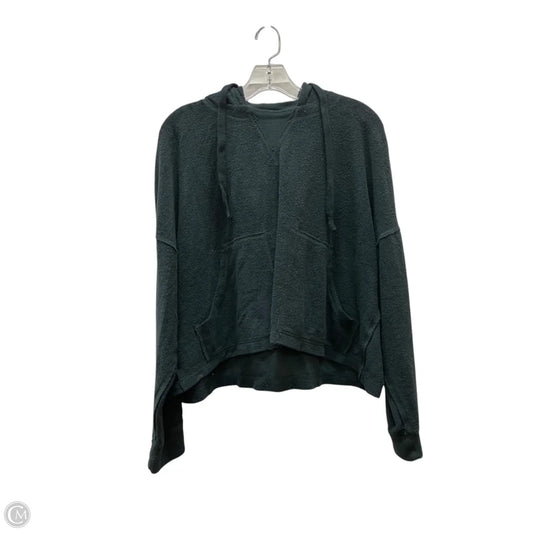 Athletic Top Long Sleeve Hoodie By Free People In Black, Size: Xs