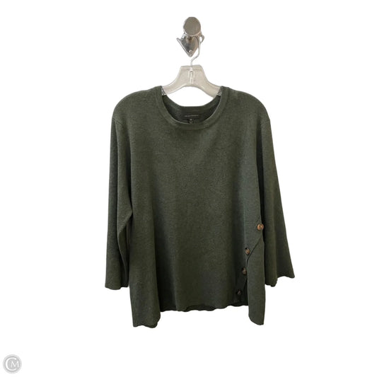 Sweater By Investments In Green, Size: Xl