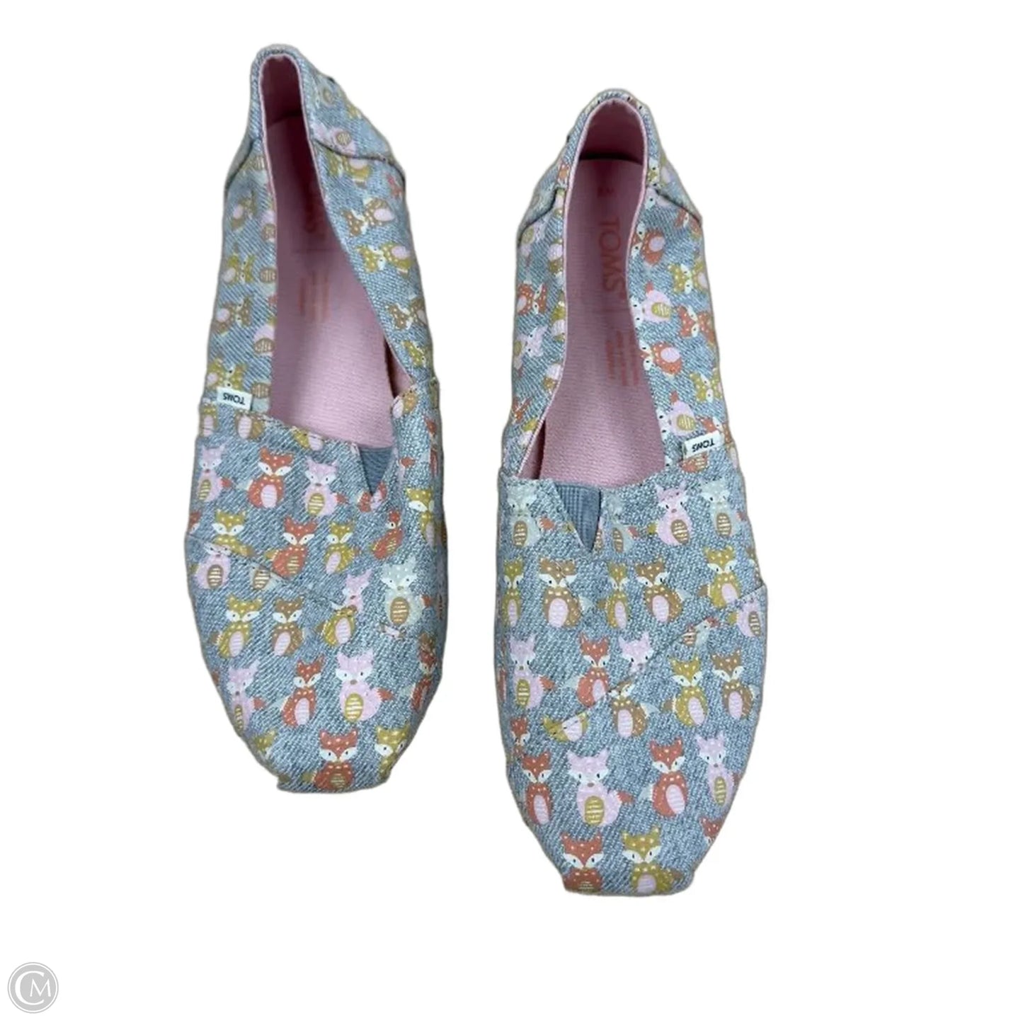 Shoes Flats By Toms In Blue, Size: 8