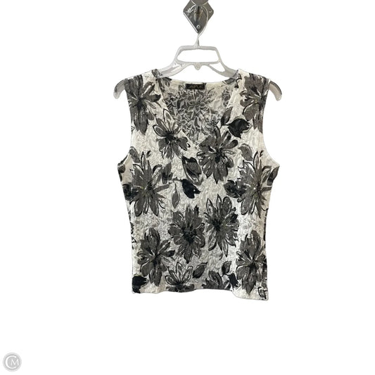 Top Sleeveless Basic By Jaipur In Grey, Size: S