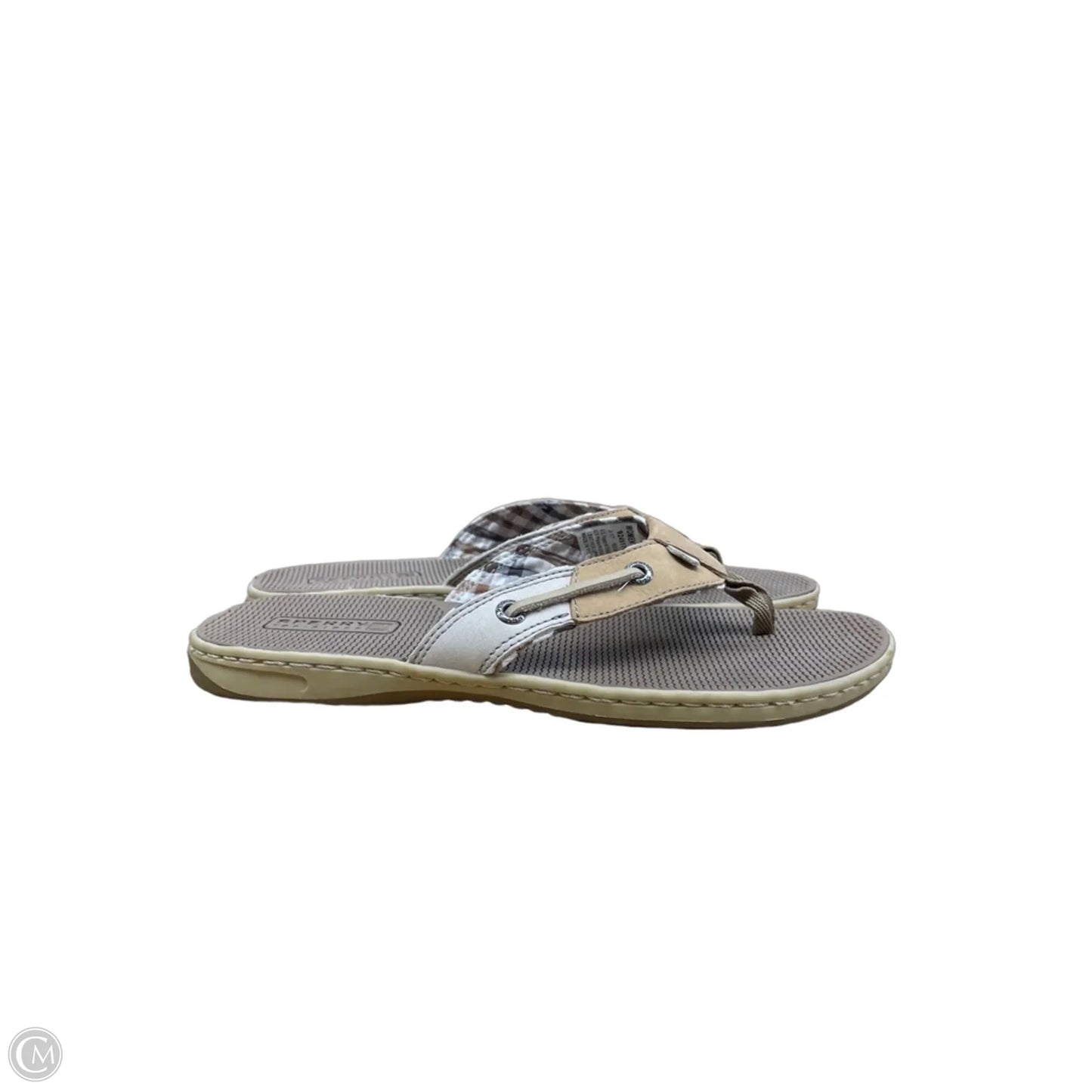 Sandals Flip Flops By Sperry In Taupe, Size: 6