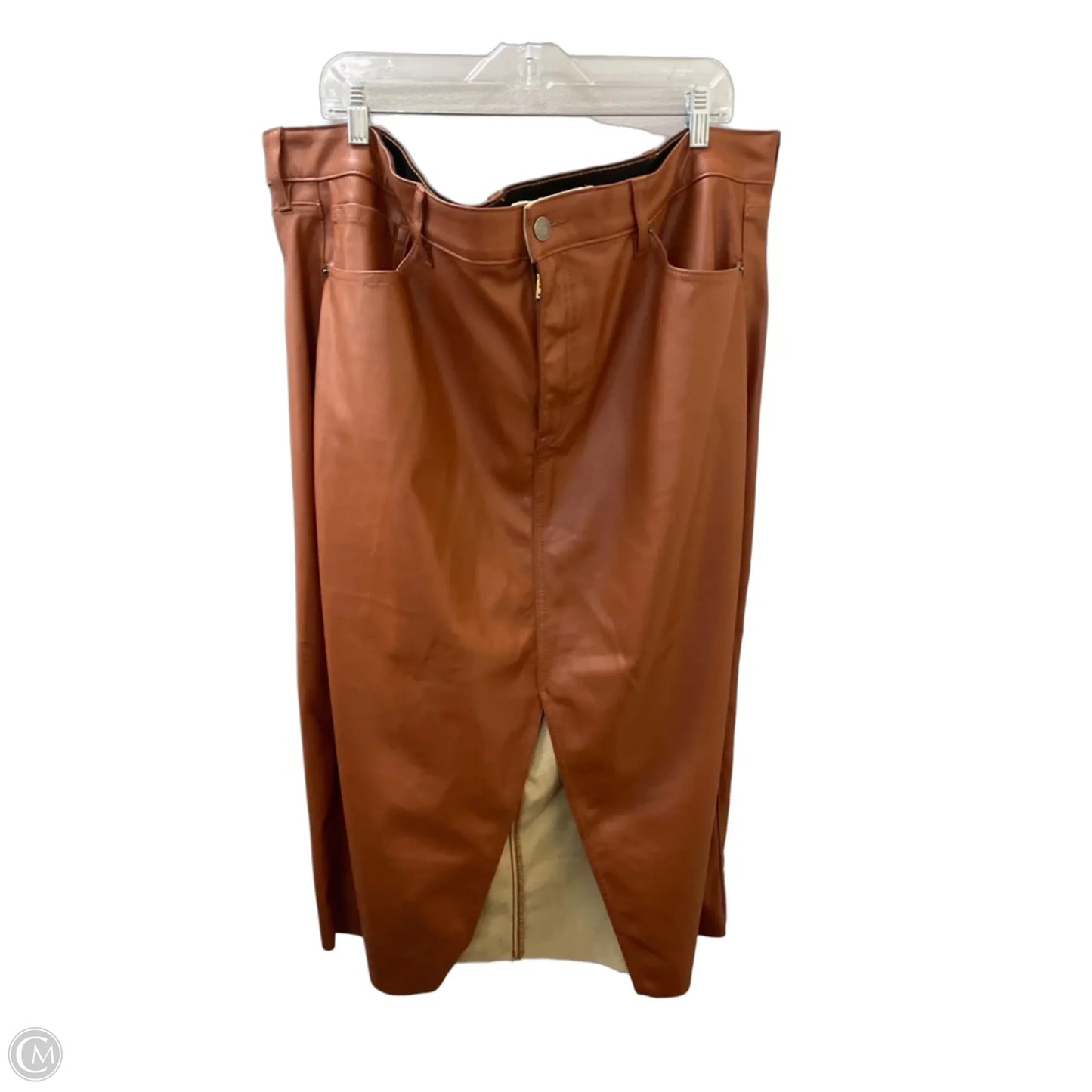 Skirt Maxi By Torrid In Brown, Size: 24
