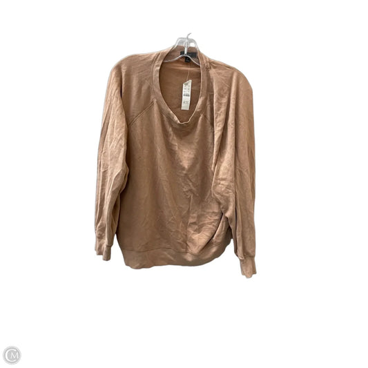 Top Long Sleeve By J. Crew In Tan, Size: L