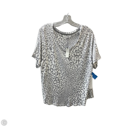 Top Short Sleeve Basic By Irelax In Grey, Size: Xl