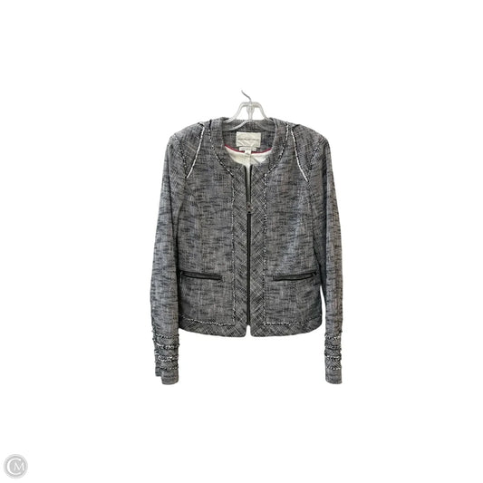Blazer By Banana Republic In Grey, Size: 8