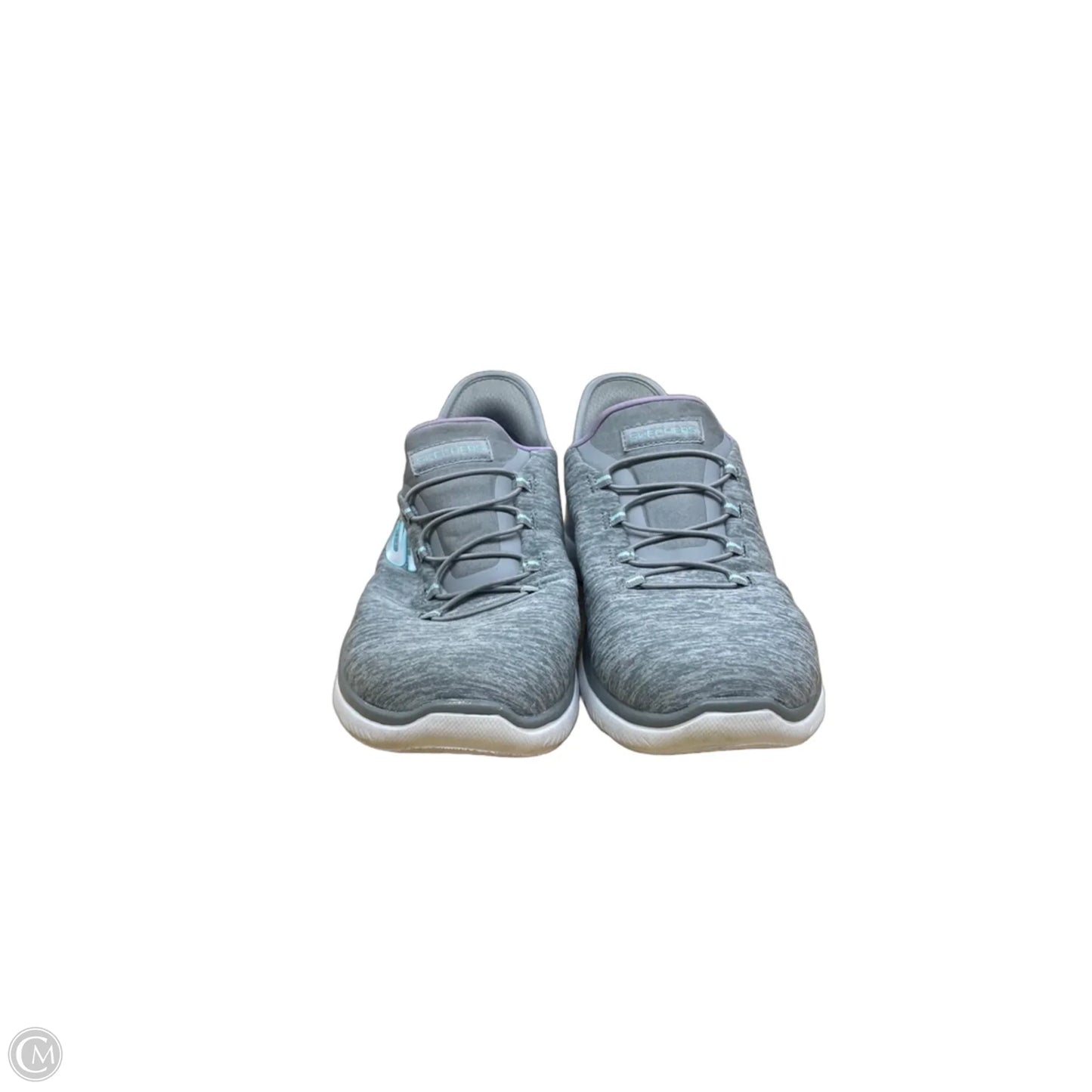 Shoes Athletic By Skechers In Grey, Size: 8.5
