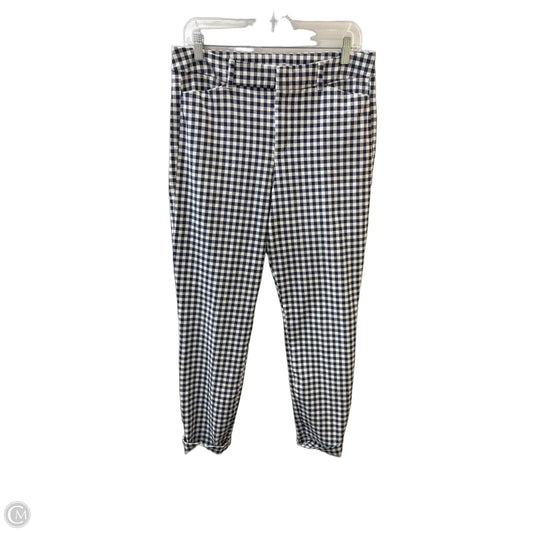 Pants Dress By Old Navy In Blue & White, Size: 8