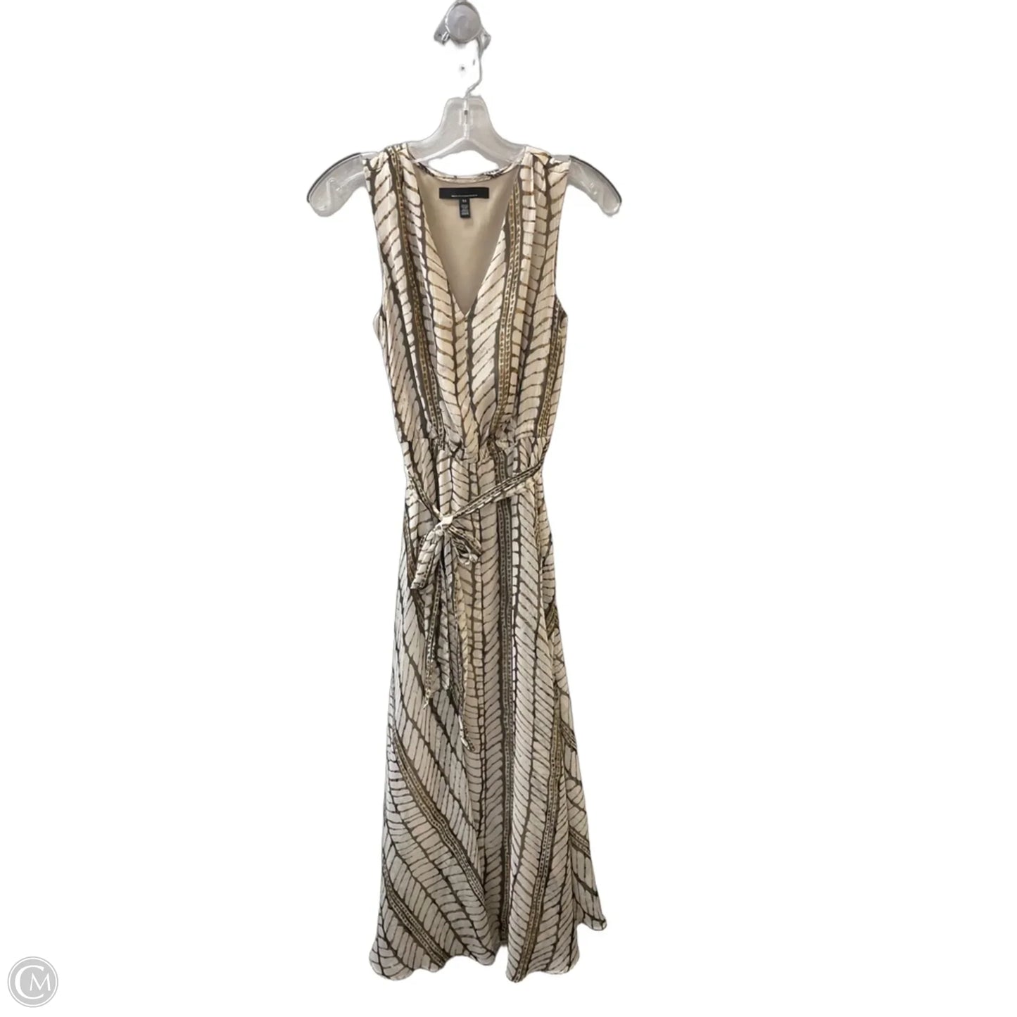 Dress Casual Maxi By White House Black Market In Beige, Size: Xs
