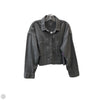Jacket Shirt By American Eagle In Grey, Size: M