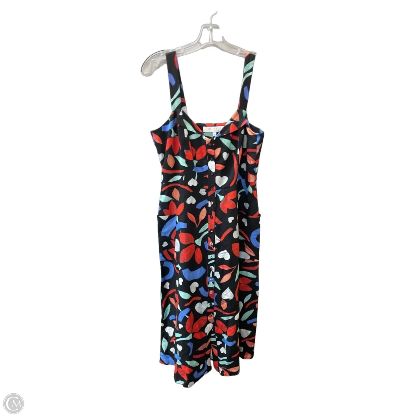 Dress Casual Maxi By Hunter Bell In Black & Red, Size: M