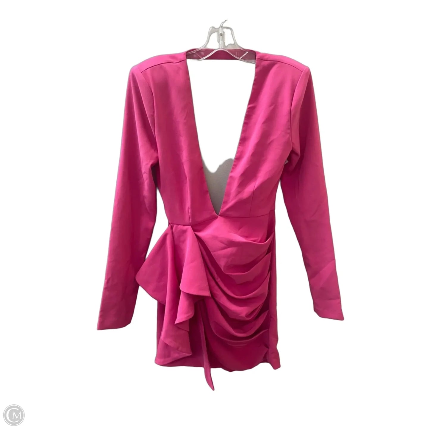 Top Long Sleeve By Micheal Costello by Revolve In Pink, Size: S