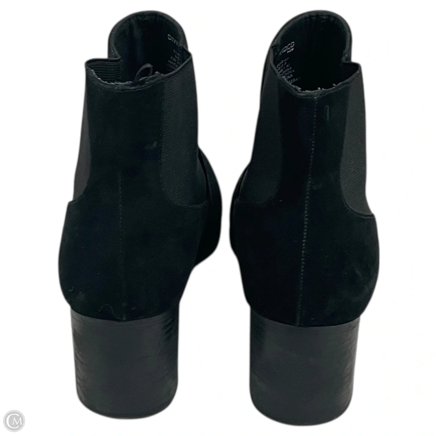 Boots Ankle Heels By Divided In Black, Size: 8.5