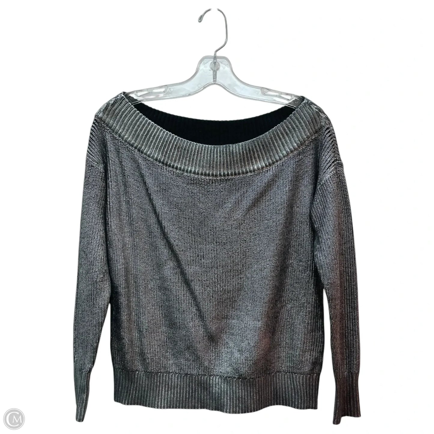 Sweater By Bar Iii In Black & Silver, Size: Xs