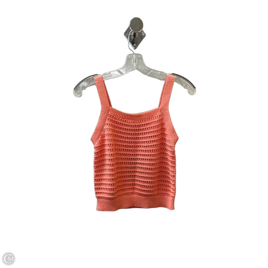 Top Sleeveless Basic By Universal Thread In Coral, Size: Xs