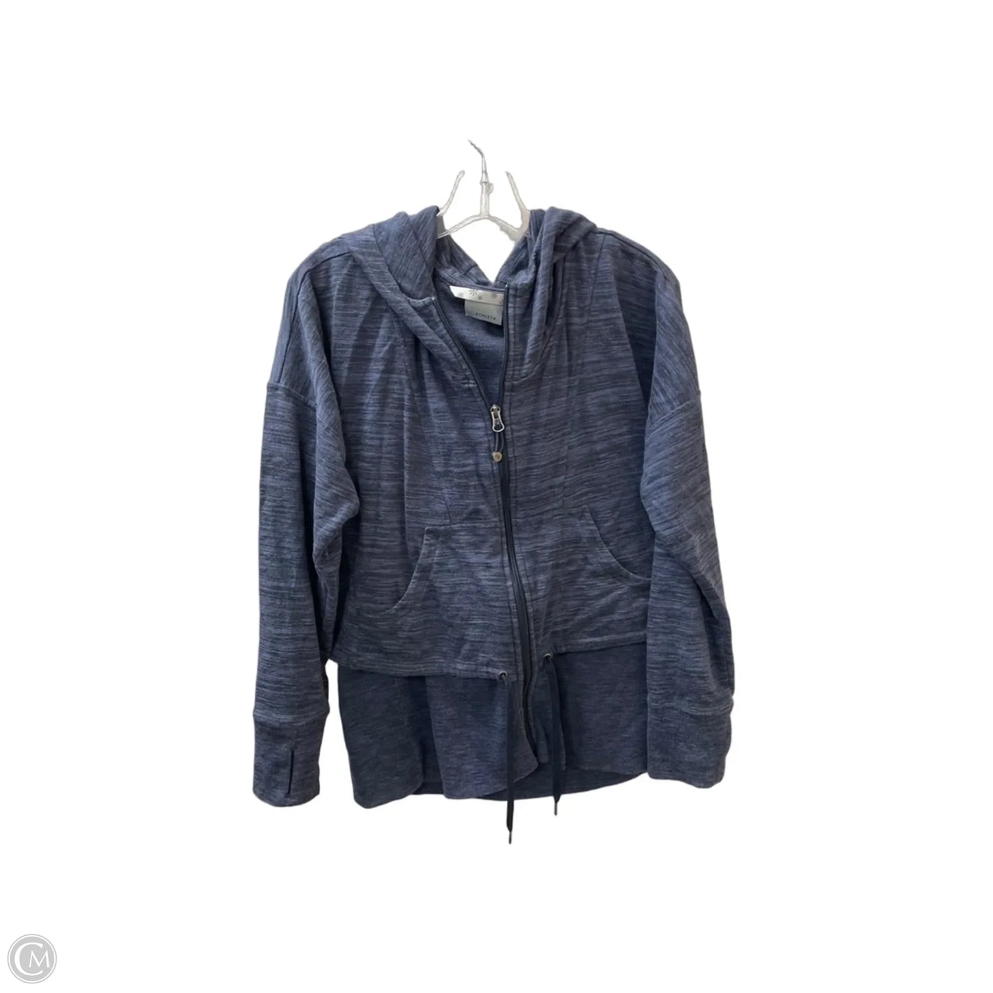 Athletic Jacket By Athleta In Blue, Size: L