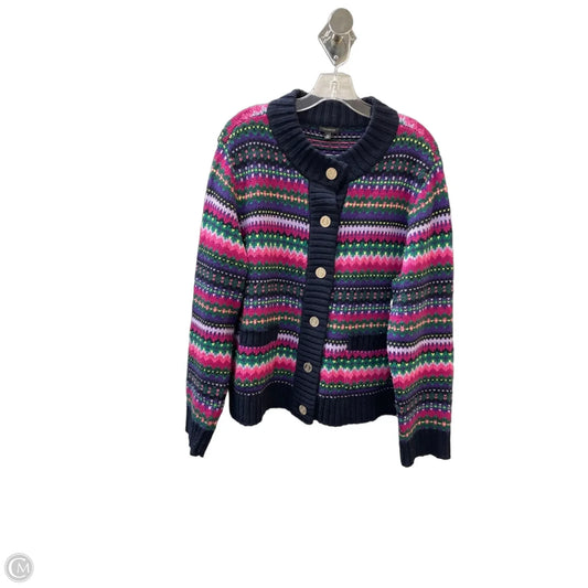 Cardigan By Talbots In Blue & Purple, Size: Xl