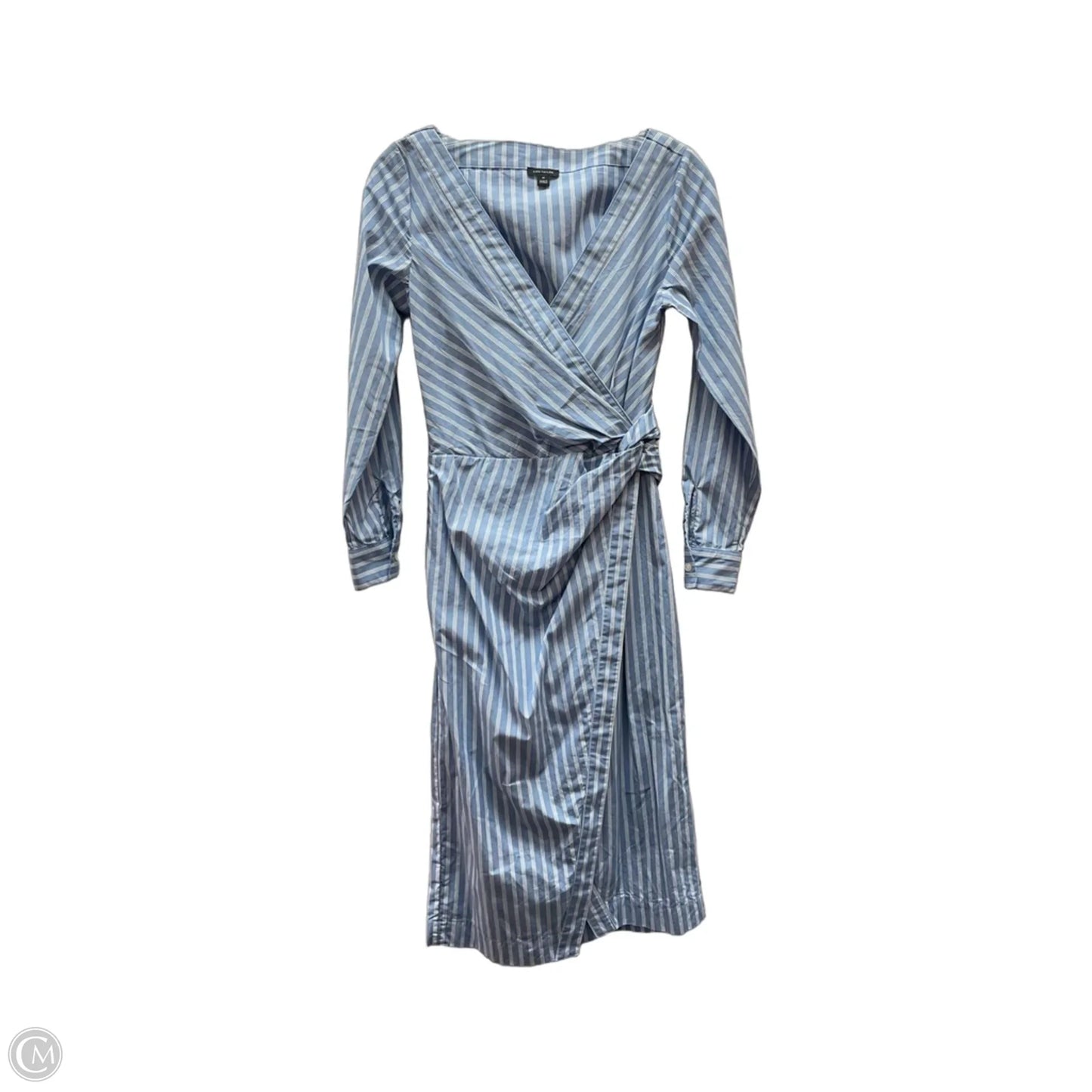 Dress Casual Maxi By Ann Taylor In Striped Pattern, Size: 0p
