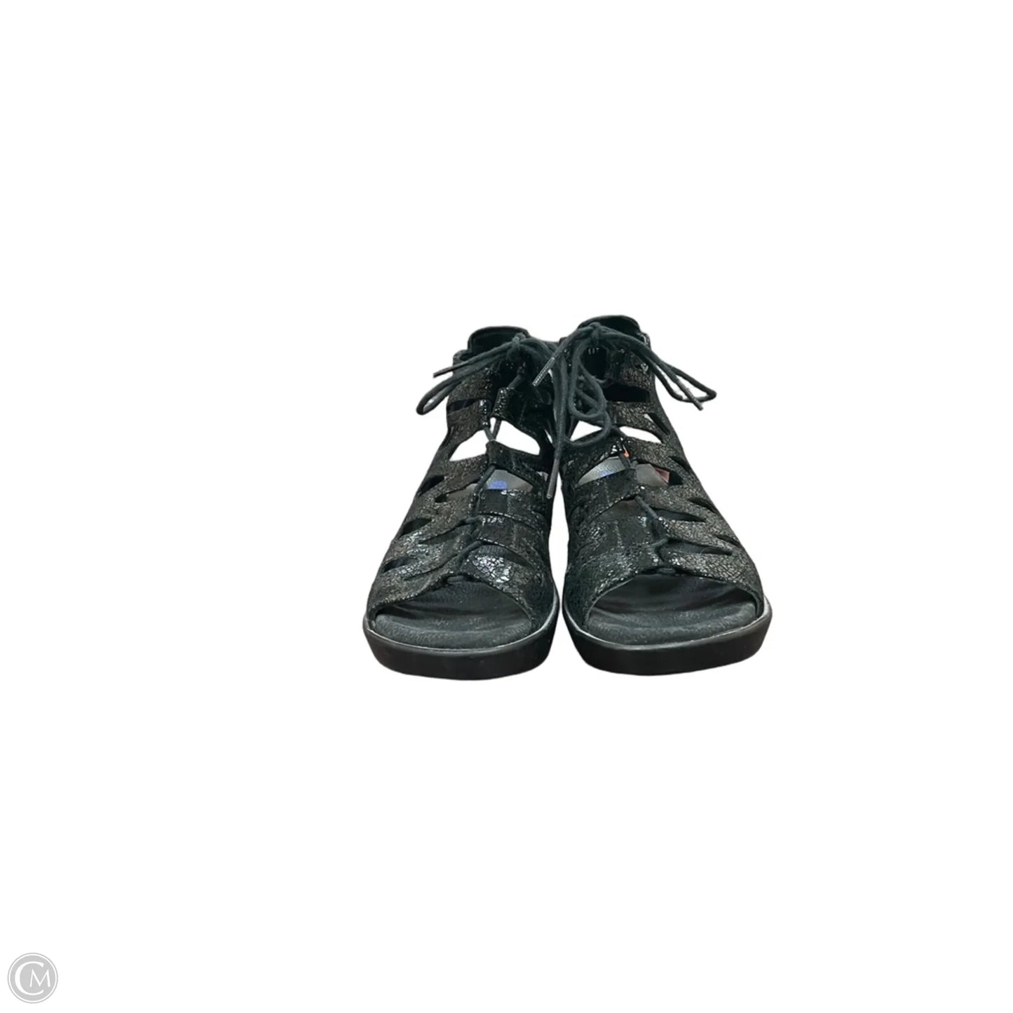 Sandals Heels Block By Wolky In Black, Size: 8