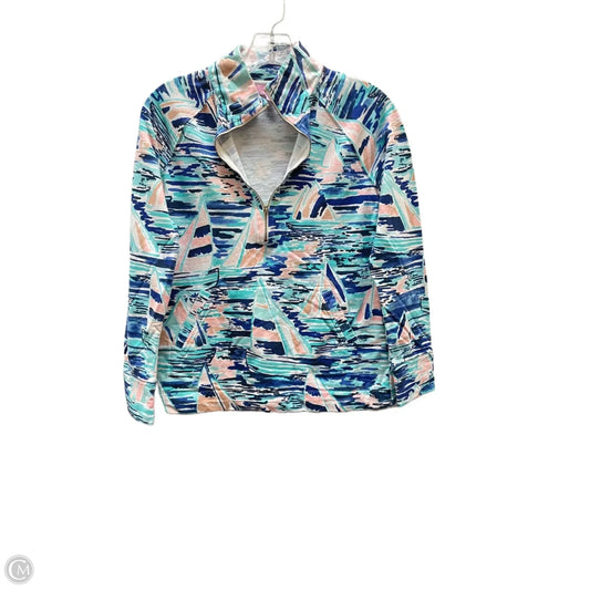 Top Long Sleeve Designer By Lilly Pulitzer In Blue, Size: Xs