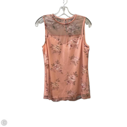 Top Sleeveless By Cme In Pink, Size: M