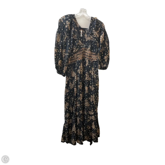 Dress Casual Maxi By Free People In Floral Print, Size: Xl