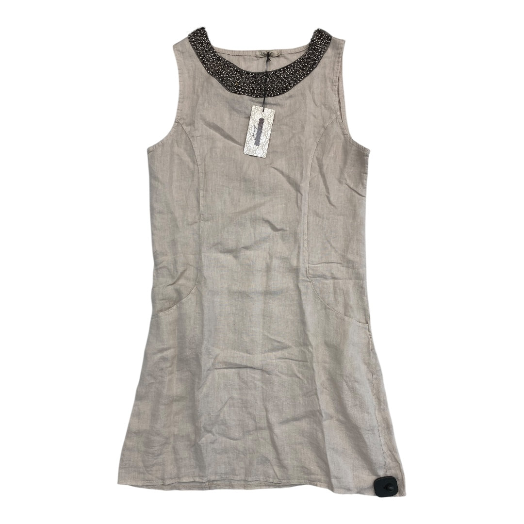 Dress Casual Midi By lungo larno In Cream, Size:L