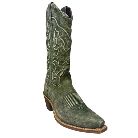 Reva Western Boots By Laredo In Green, Size: 8