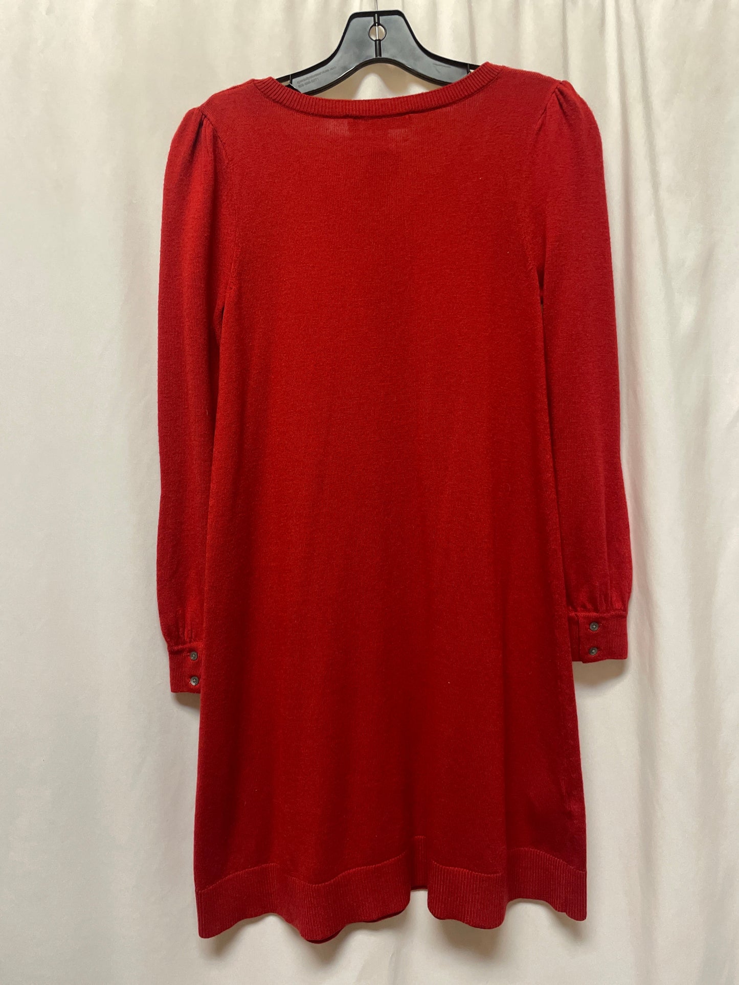 Dress Casual Midi By Loft In Red, Size: Sp