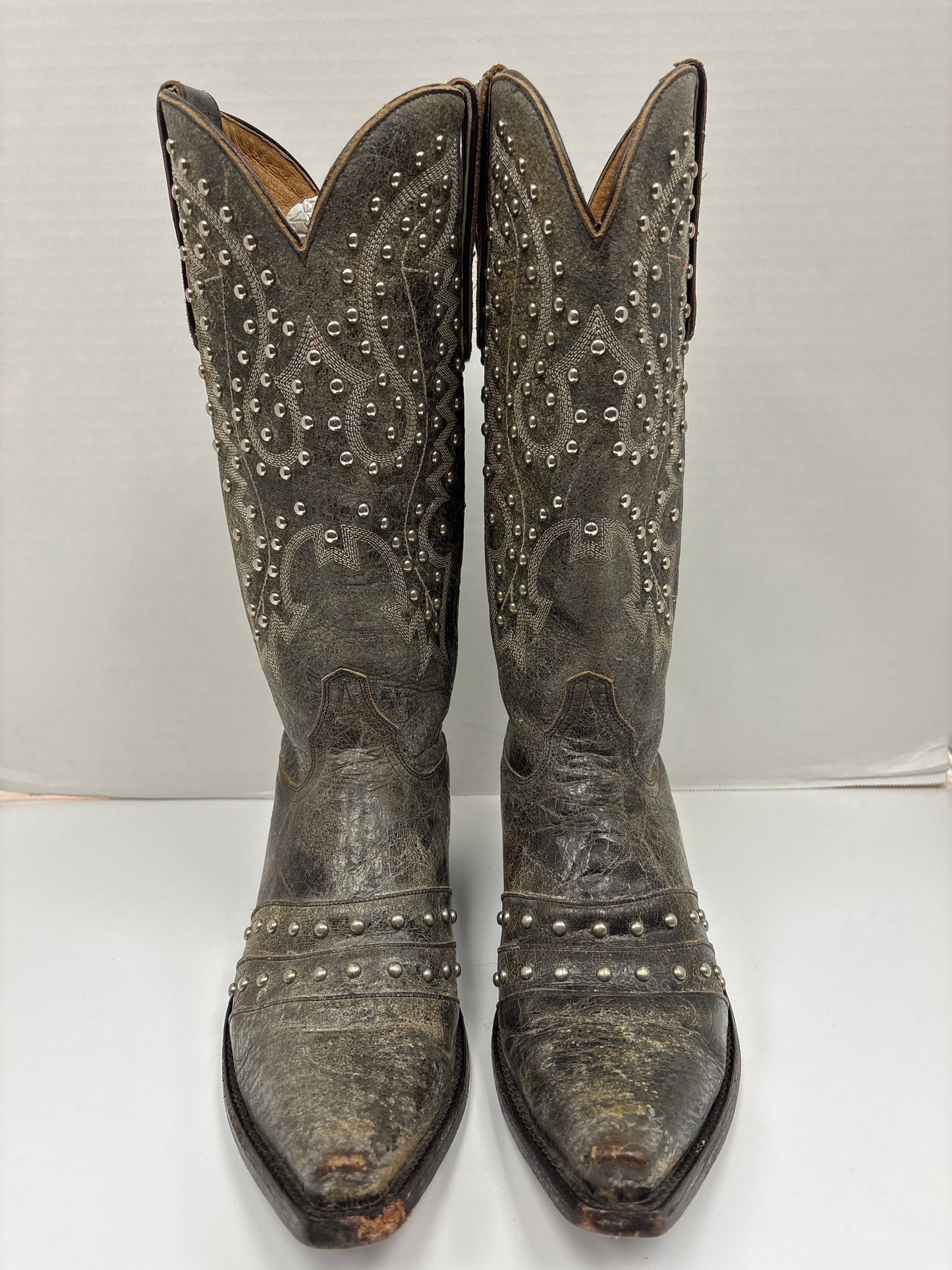 Boots Western By Clothes Mentor In Taupe, Size: 6.5