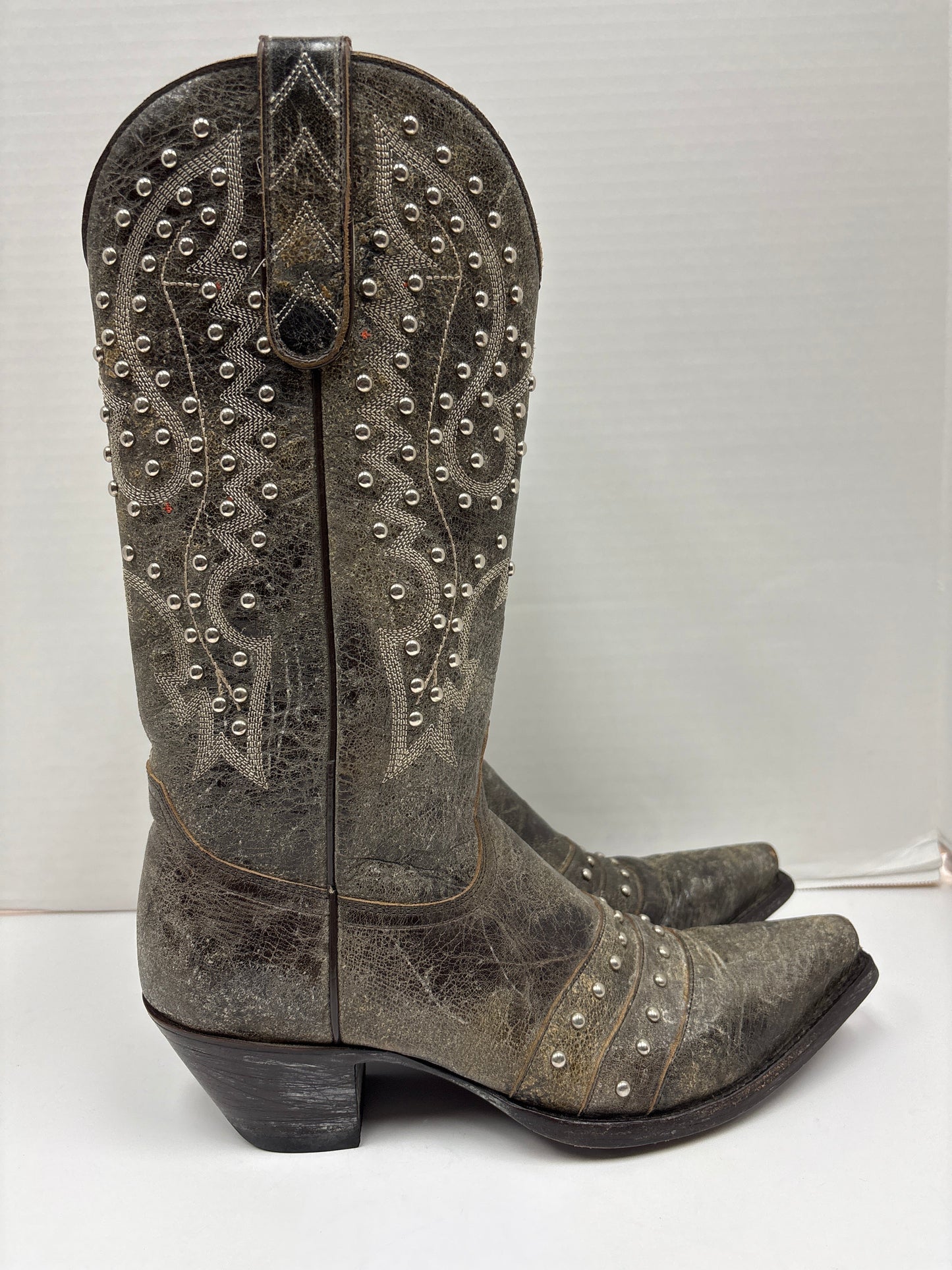 Boots Western By Clothes Mentor In Taupe, Size: 6.5