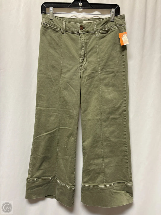 Pants Cropped By Anthropologie In Green, Size: 4