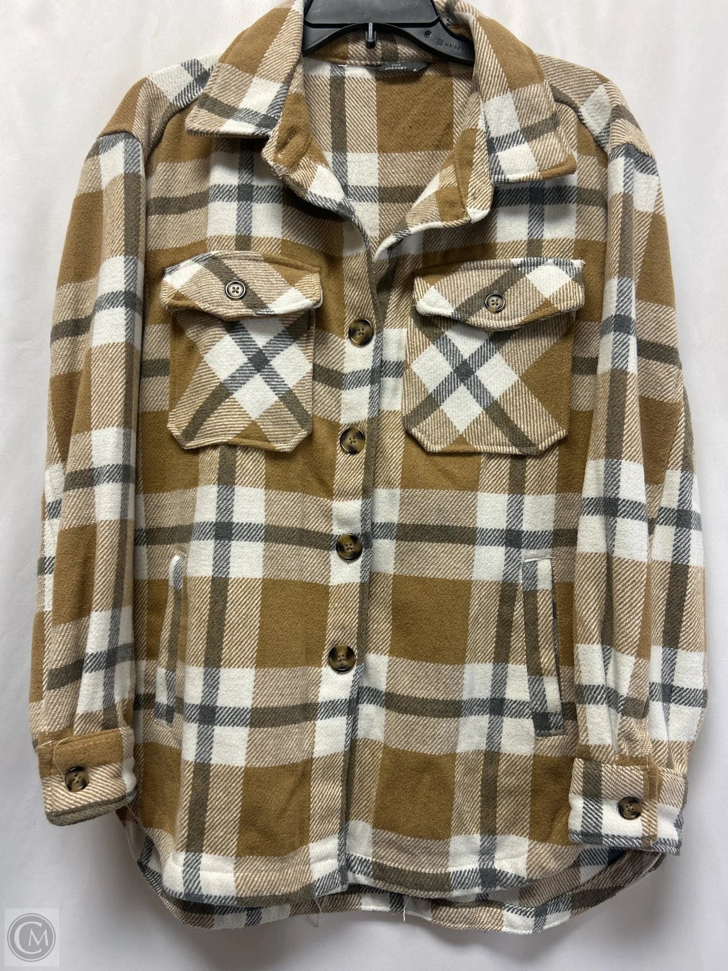 Jacket Other By Members Mark In Tan, Size: S