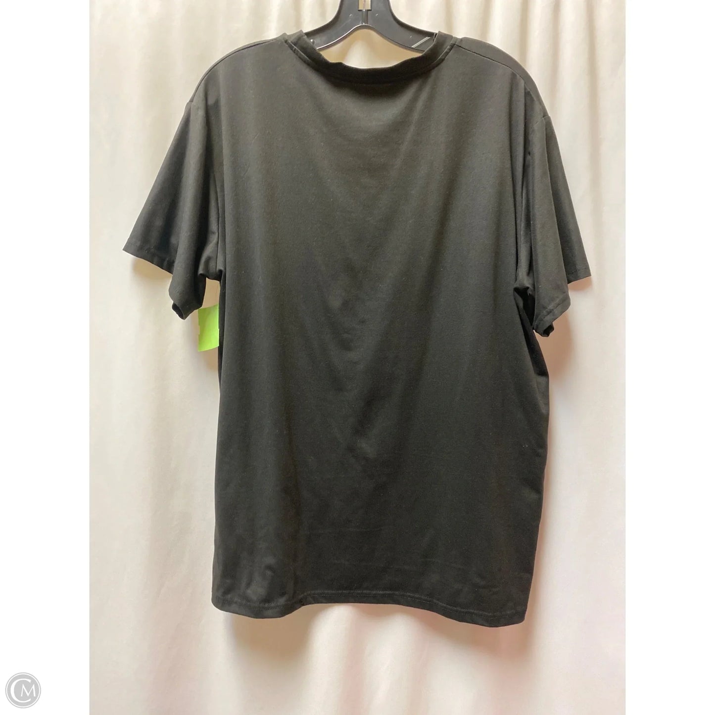 Top Short Sleeve By Clothes Mentor In Black, Size: Xxl