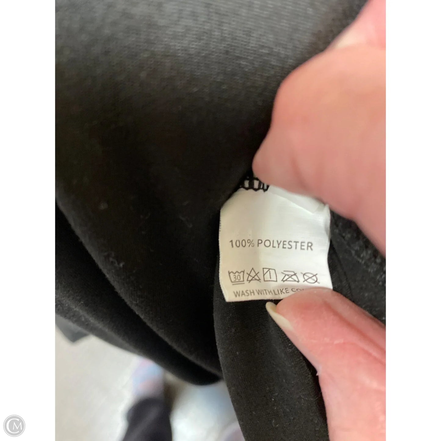 Top Short Sleeve By Clothes Mentor In Black, Size: Xxl