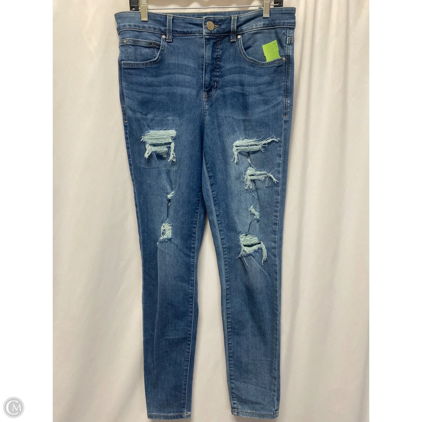 Jeans Straight By Maurices In Blue Denim, Size: 12l
