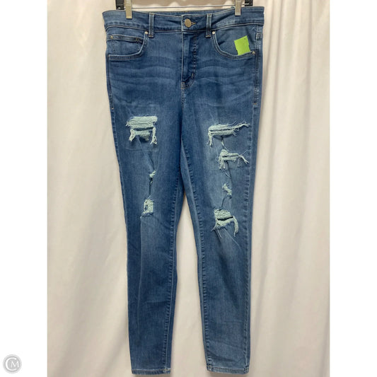 Jeans Straight By Maurices In Blue Denim, Size: 12l