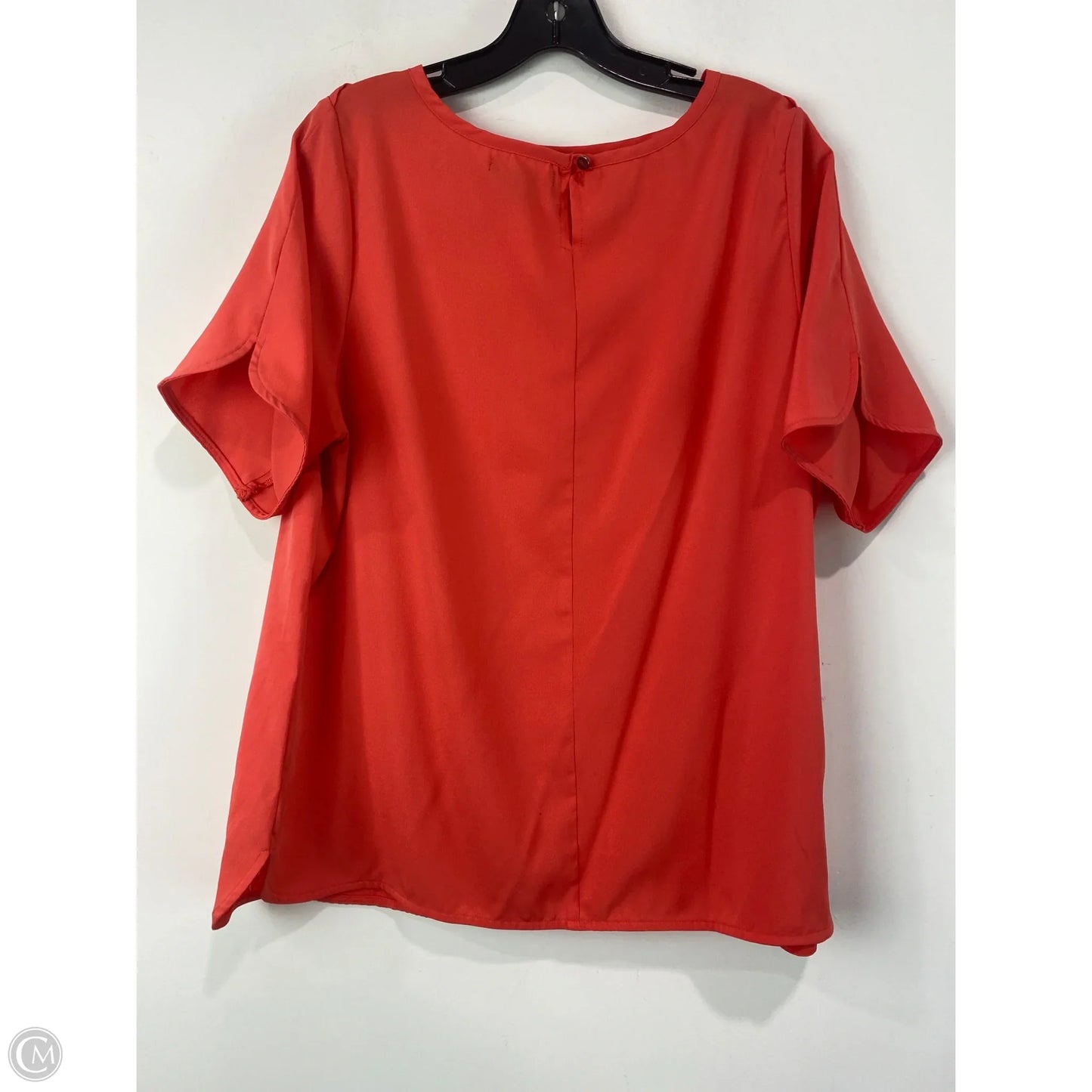 Top Short Sleeve By Jessica London In Pink, Size: L