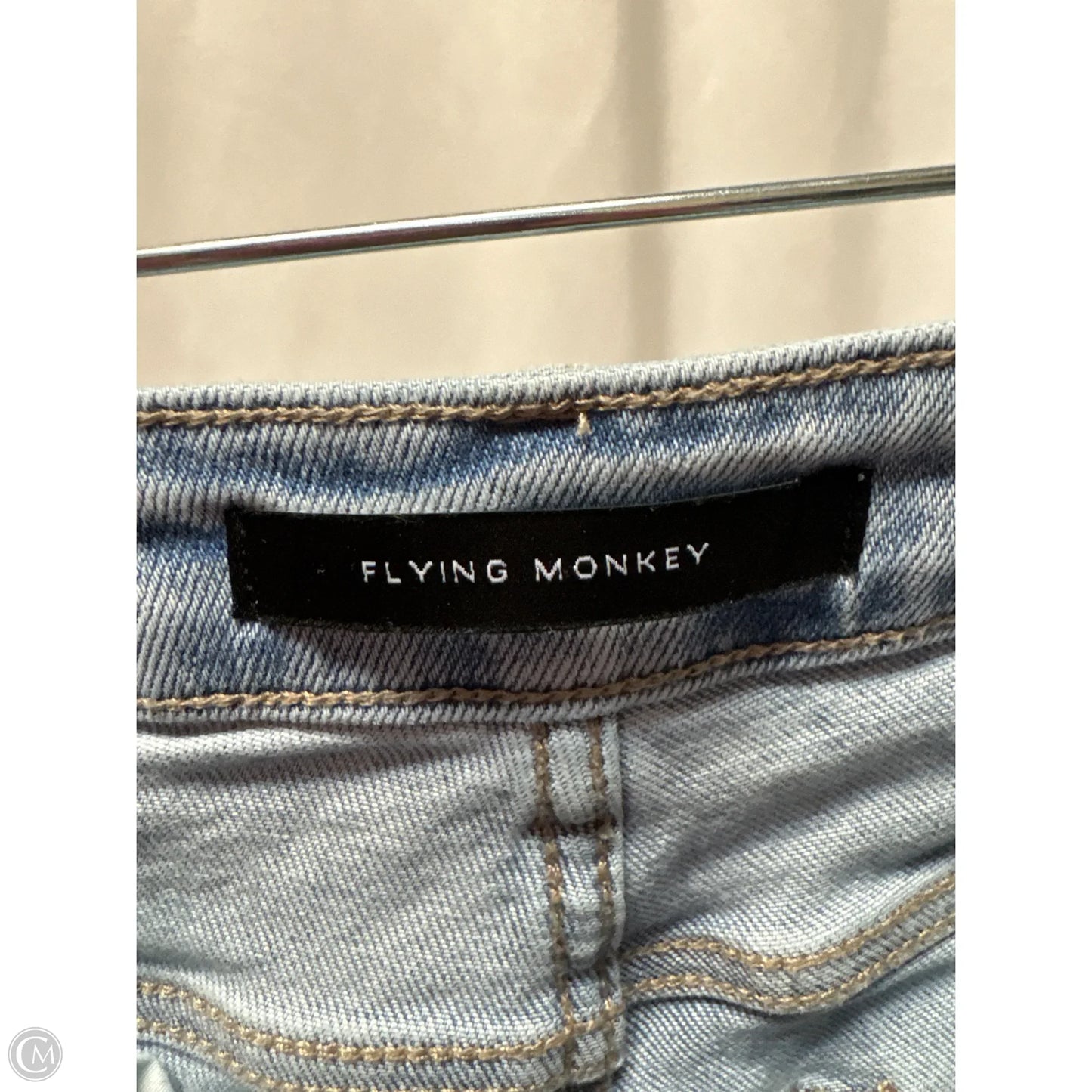 Jeans Cropped By Flying Monkey In Blue Denim, Size: 6